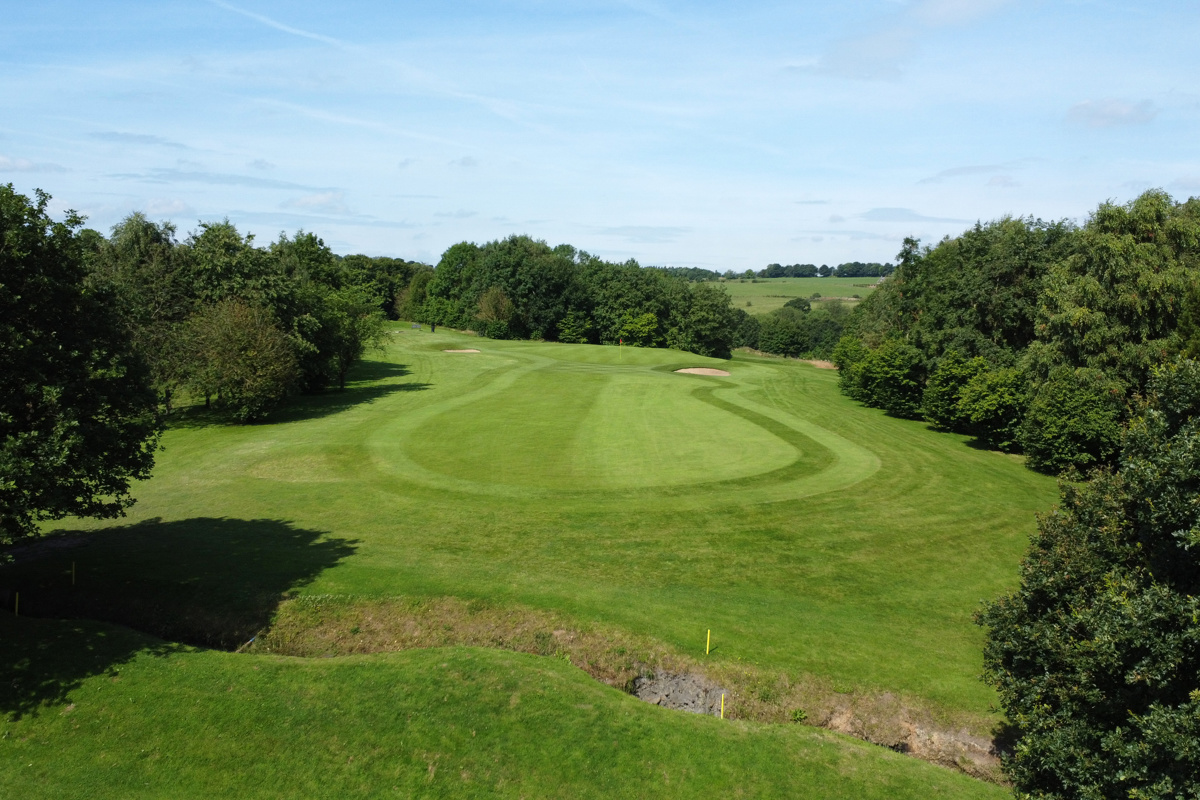 View down 14th fairway