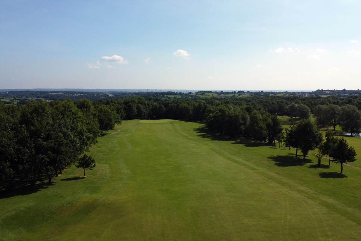 View down 1st fairway