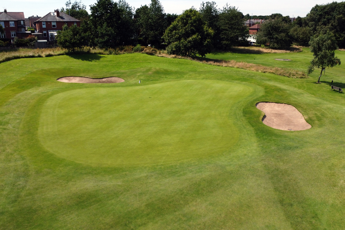 View of 6th green