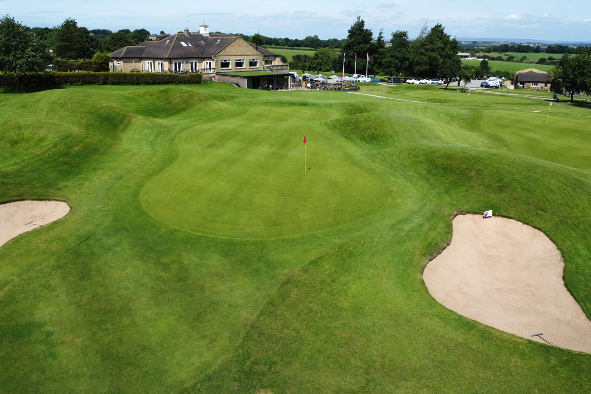 View of 18th green