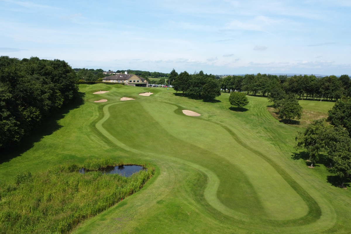 View of 18th hole